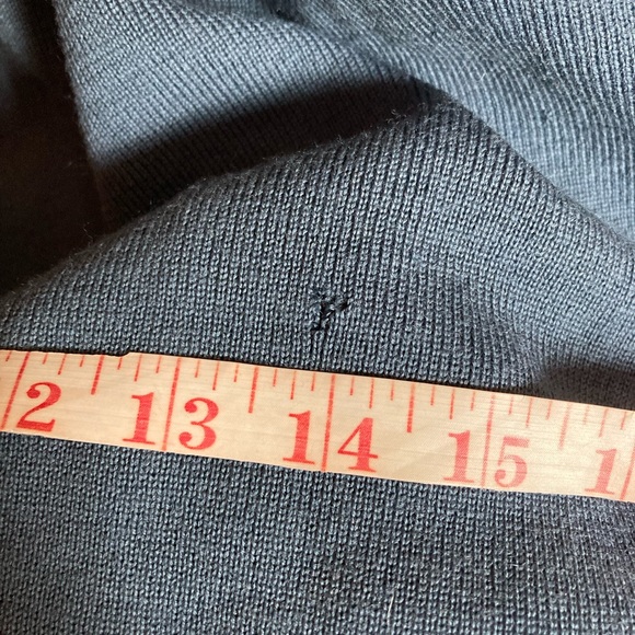 Vintage 90s Racing Stripe Wool Sweater Large Skater Grunge Alternative Style - Picture 7 of 8